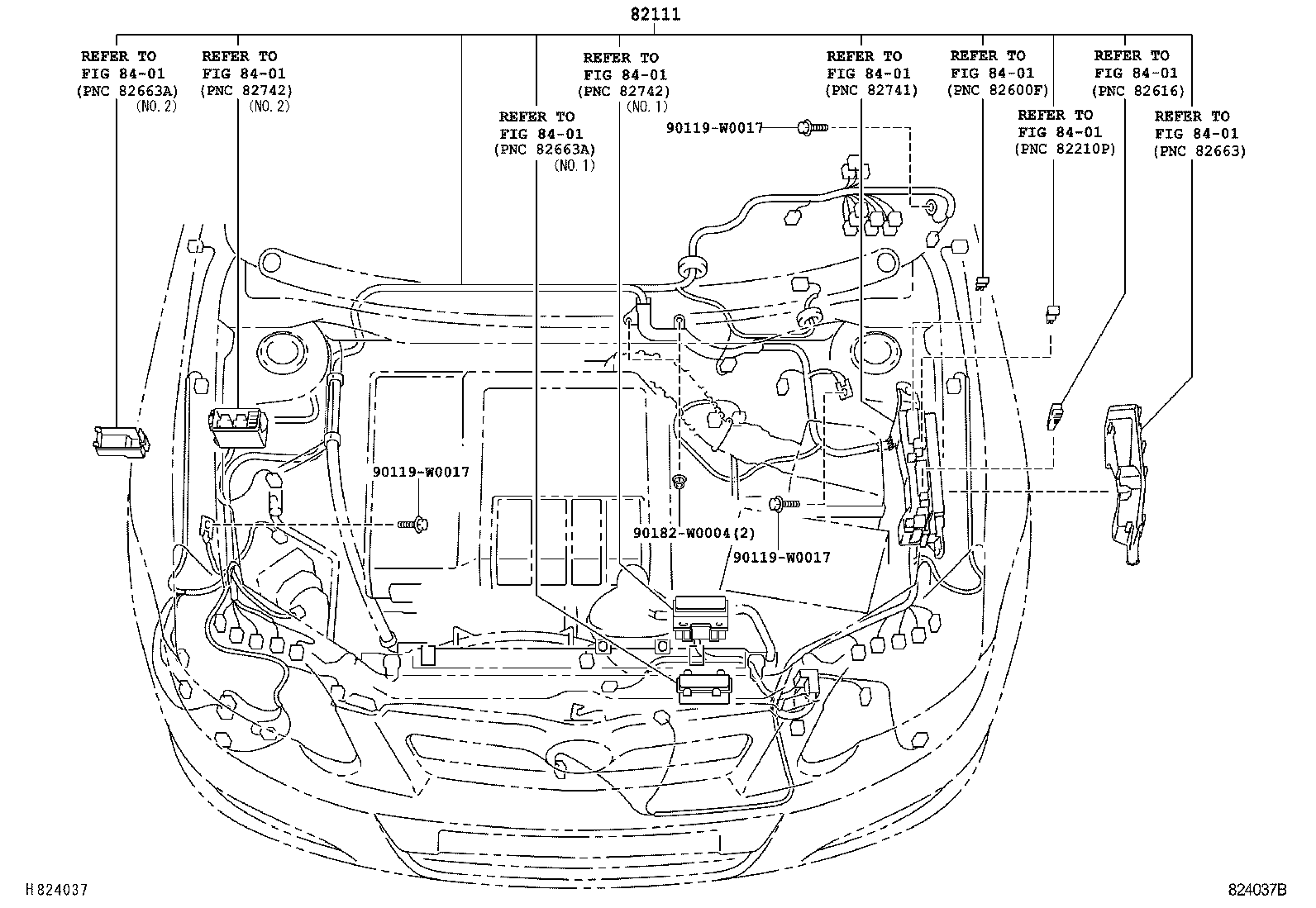 82117-02013 WIRE, INSTRUMENT PANEL product image