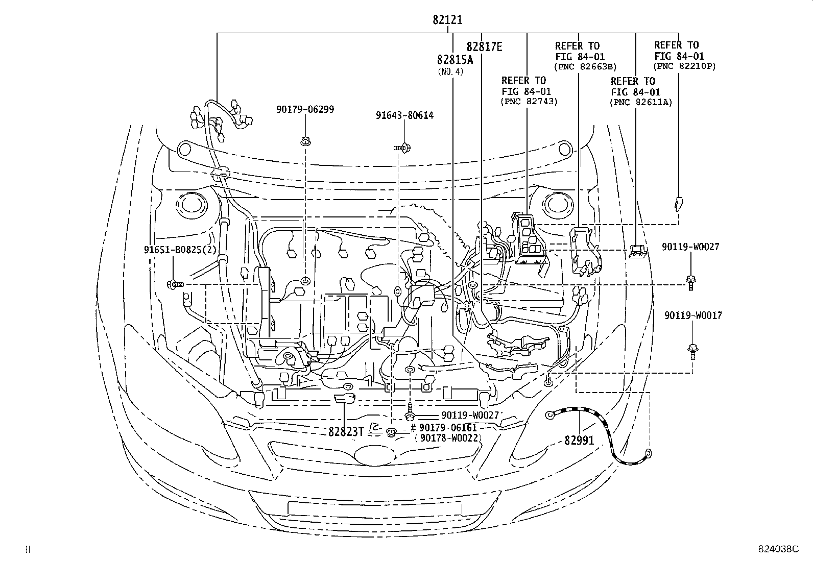 82117-02013 WIRE, INSTRUMENT PANEL product image