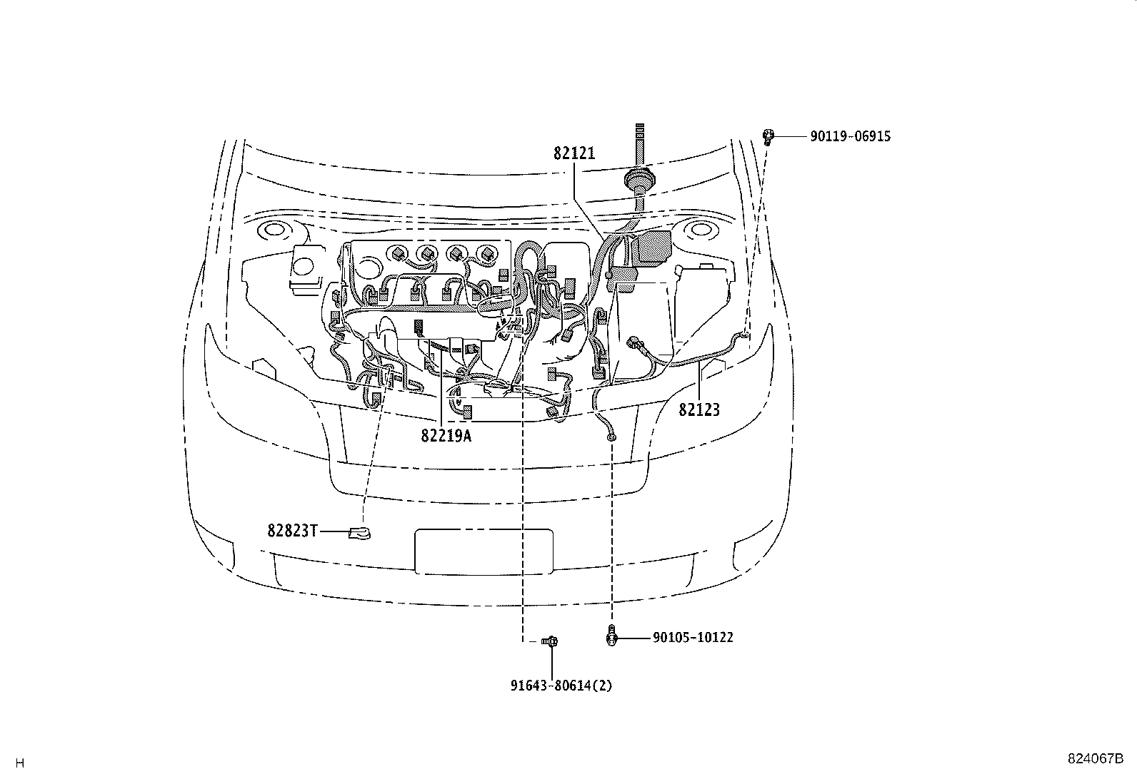 82807-52010 PROTECTOR, WIRING HARNESS, NO.9 product image