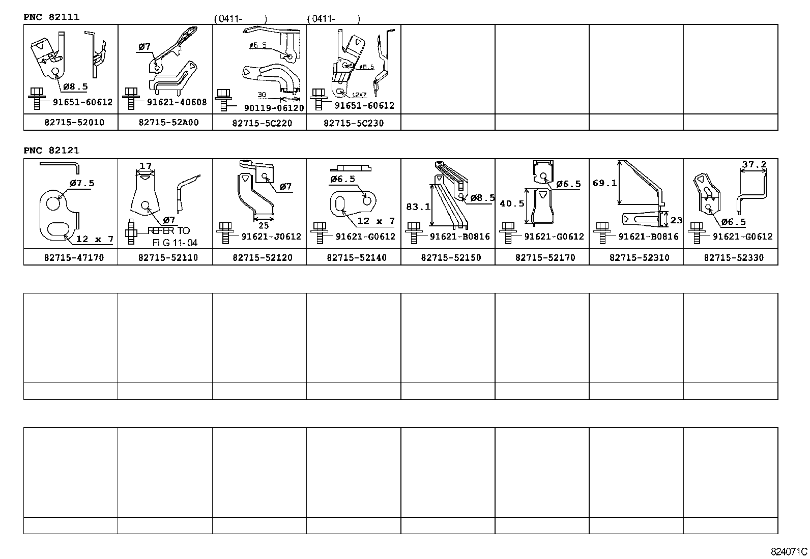 82807-52010 PROTECTOR, WIRING HARNESS, NO.9 product image