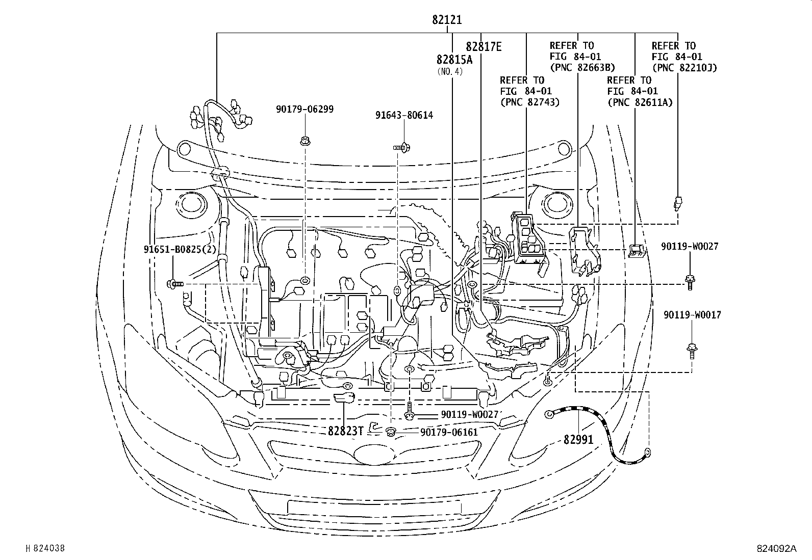 82817-02250 PROTECTOR, WIRING HARNESS, NO.1 product image