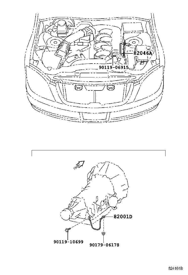 82191-30150 WIRE, FRONT SEAT, RH product image