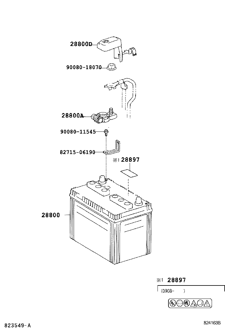 28800-07010 BATTERY product image