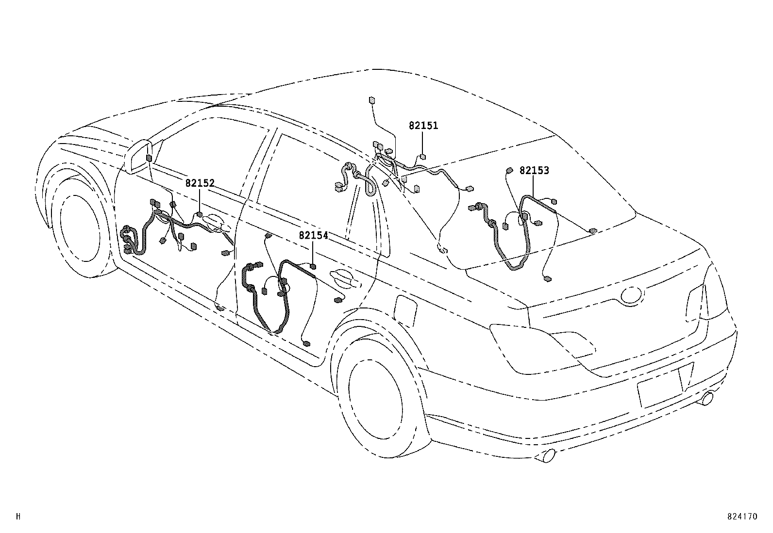 82121-07250 WIRE, ENGINE product image