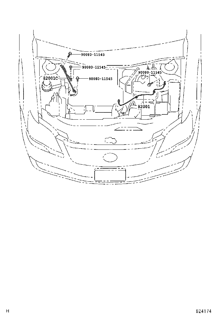 82121-07250 WIRE, ENGINE product image