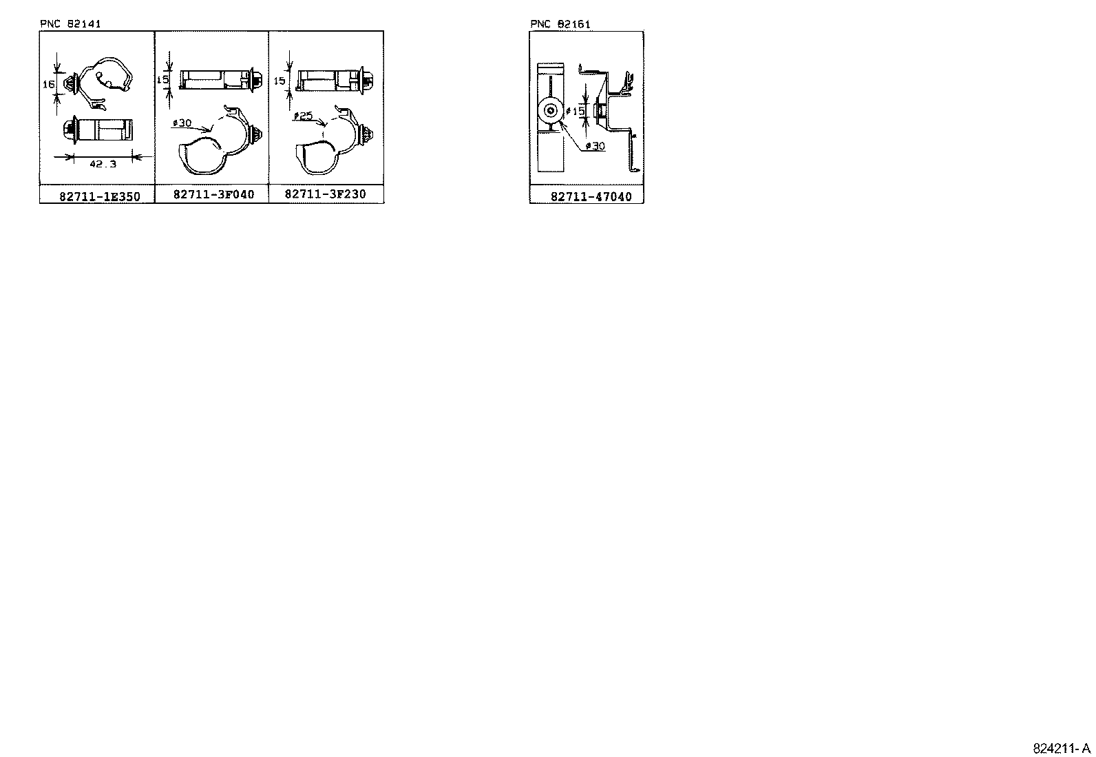 82142-20120 WIRE, INSTRUMENT PANEL, NO.2 product image