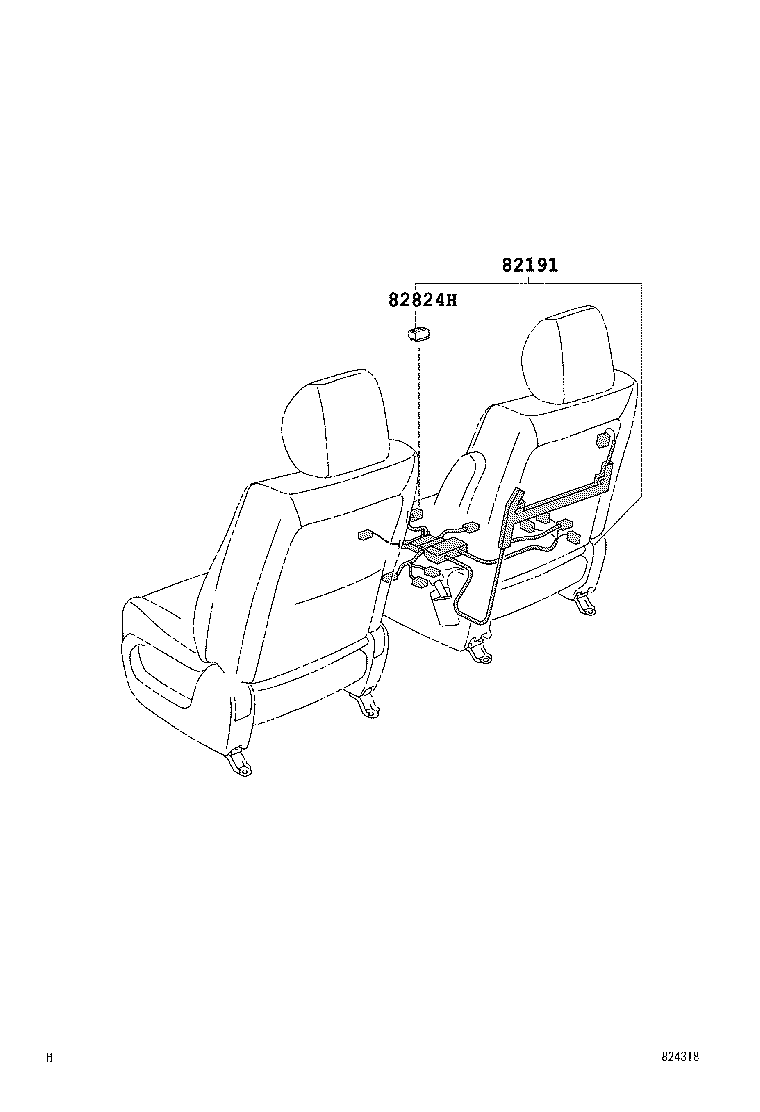82817-48580 PROTECTOR, WIRING HARNESS, NO.6 product image