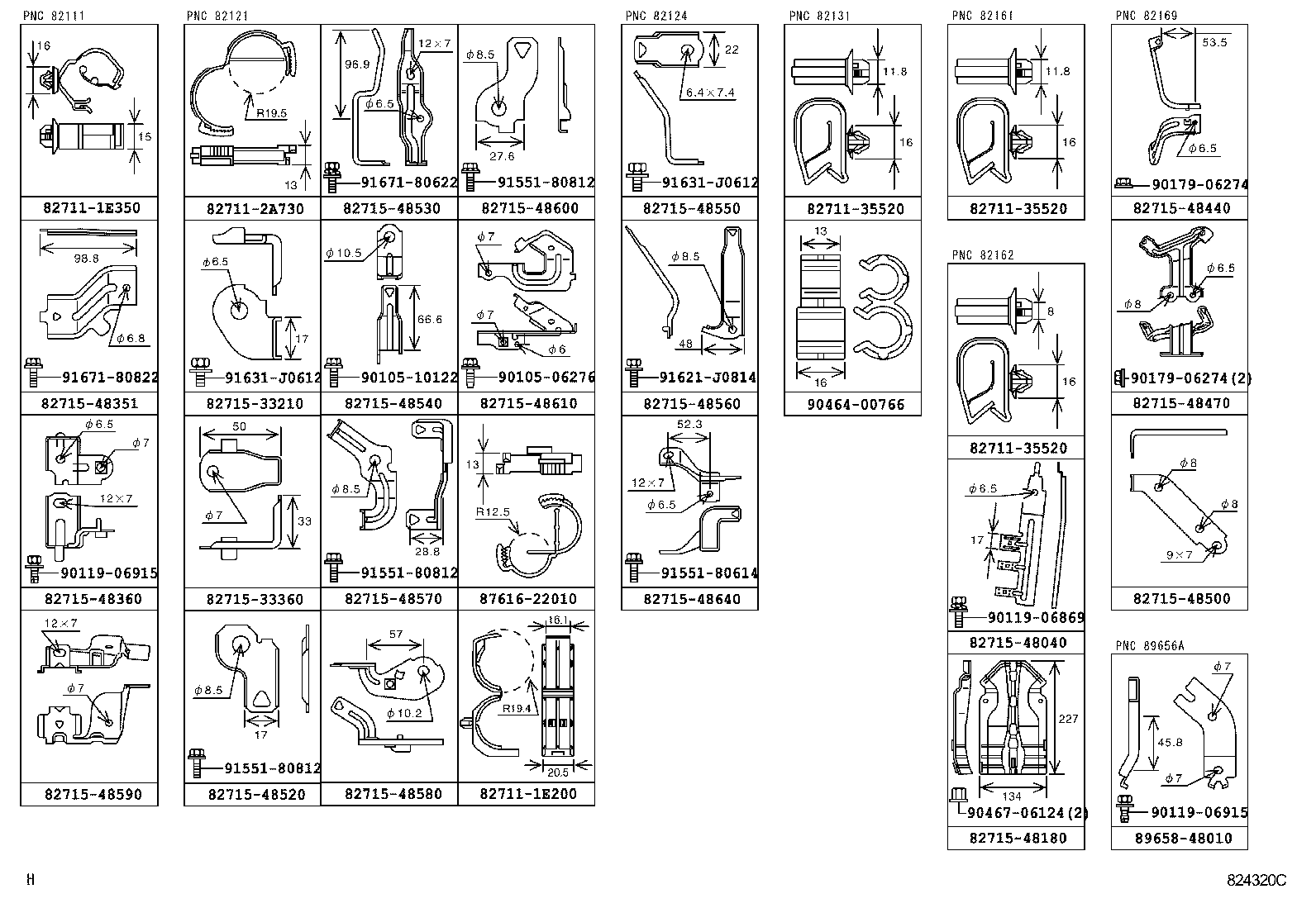 82817-48580 PROTECTOR, WIRING HARNESS, NO.6 product image