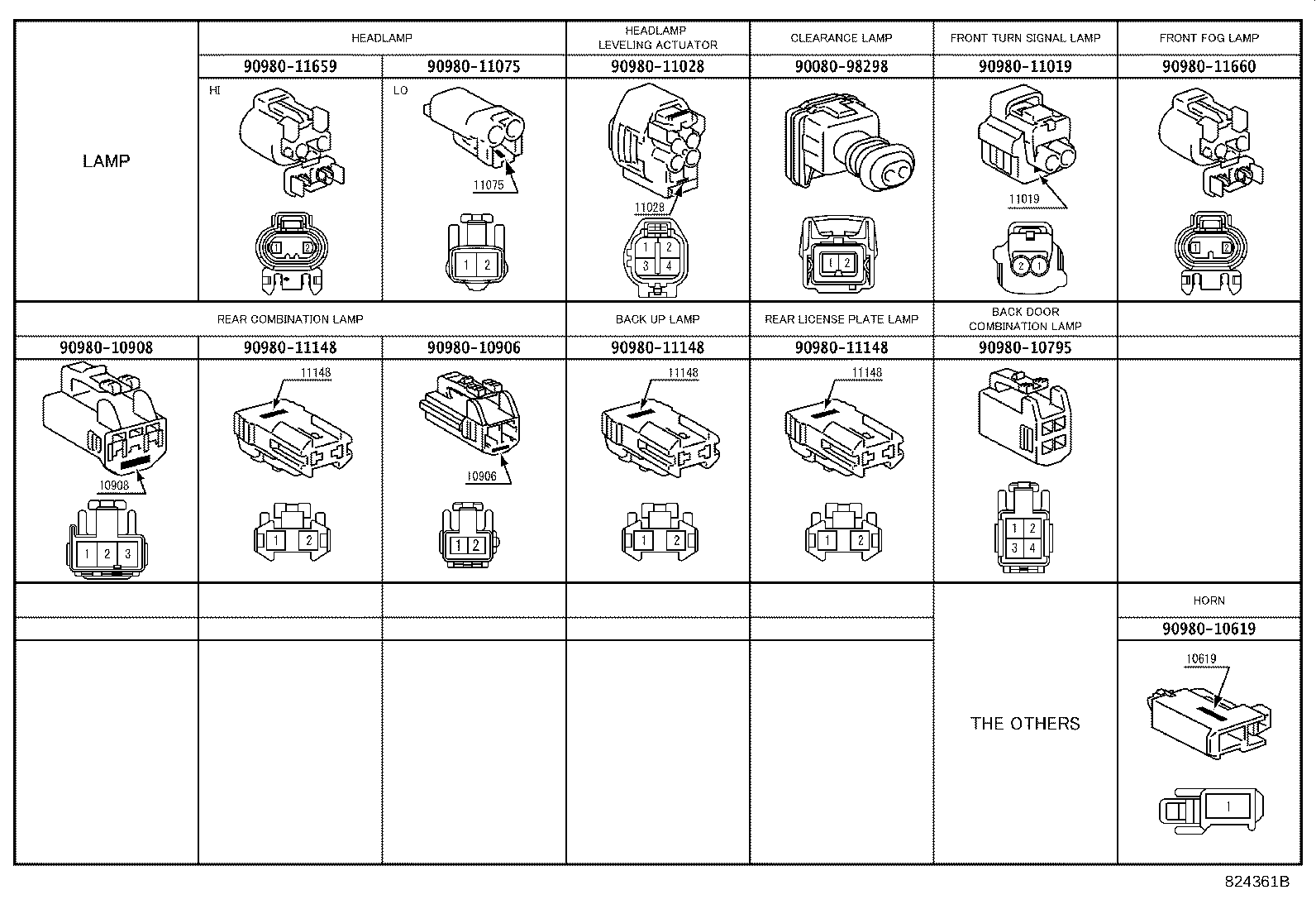 82124-58010 WIRE, ENGINE, NO.4 product image