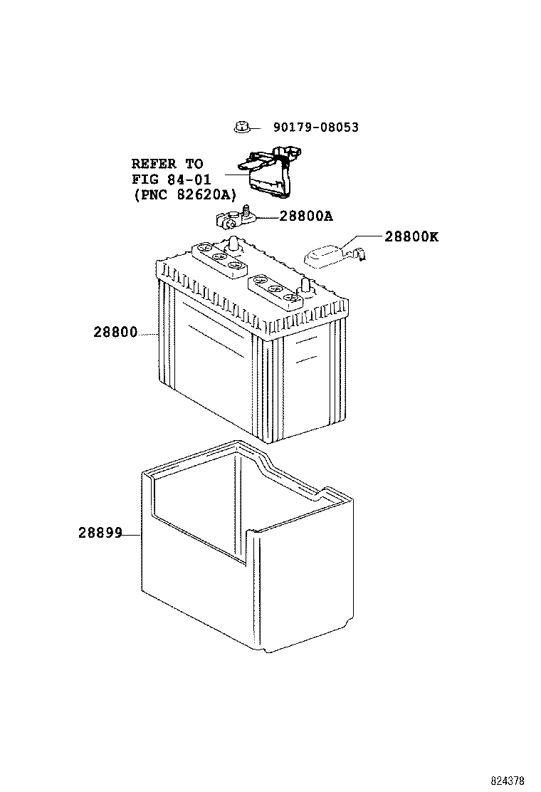 28800-67122 BATTERY product image