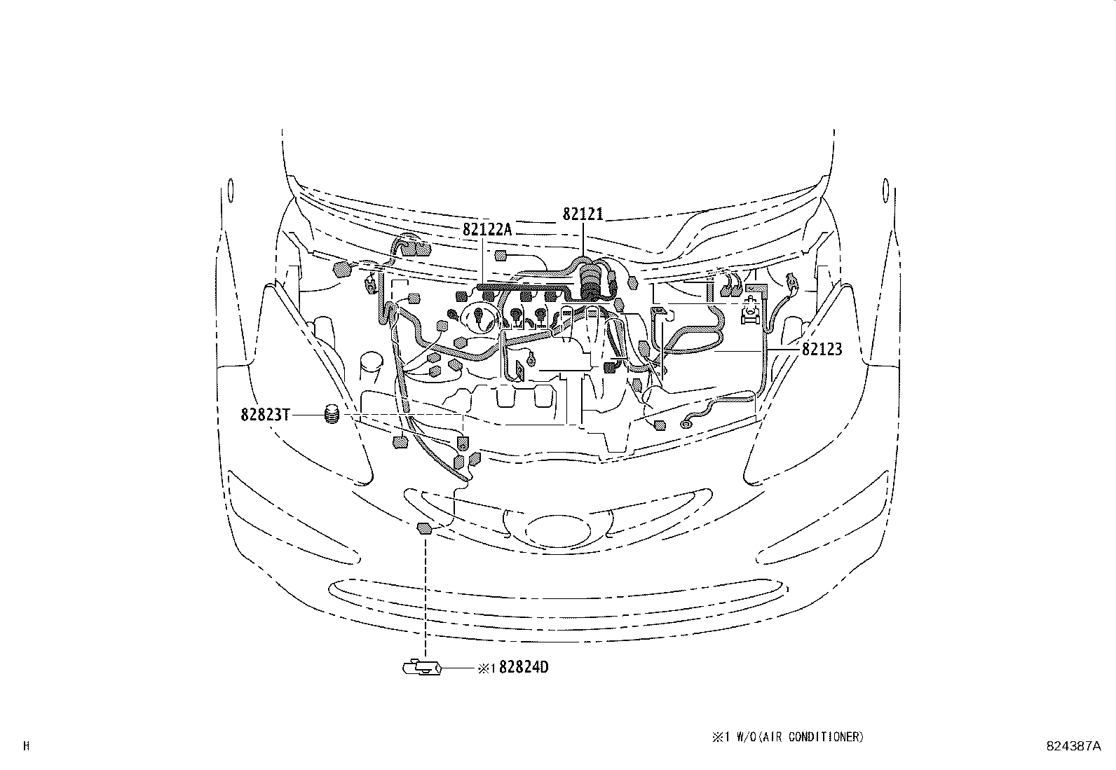 82817-0H080 PROTECTOR, WIRING HARNESS, NO.1 product image