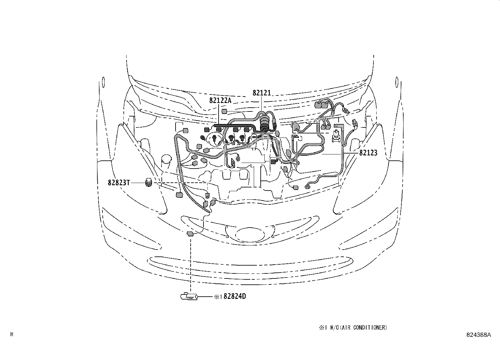 82817-0H080 PROTECTOR, WIRING HARNESS, NO.1 product image