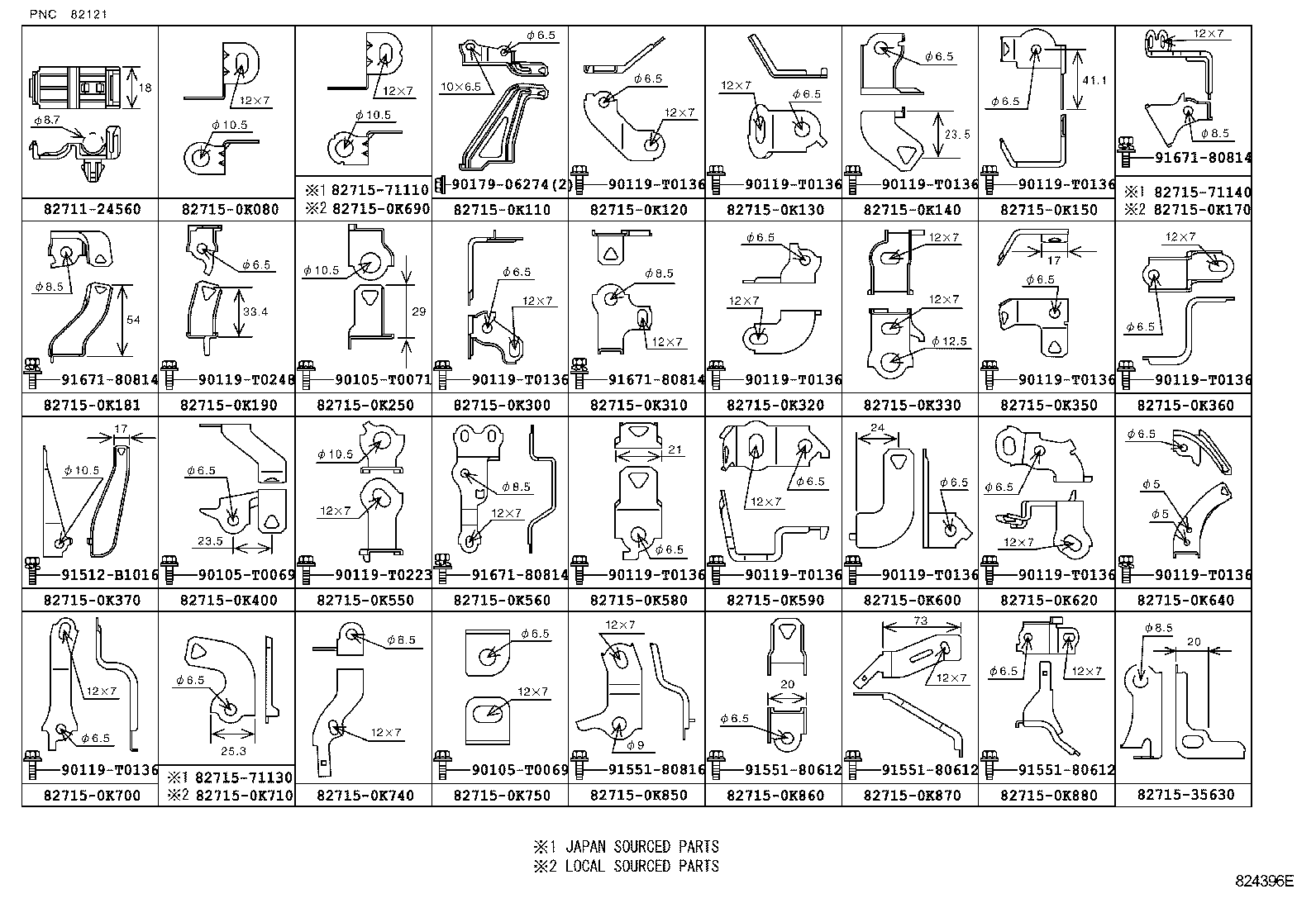 82121-0K591 WIRE, ENGINE product image