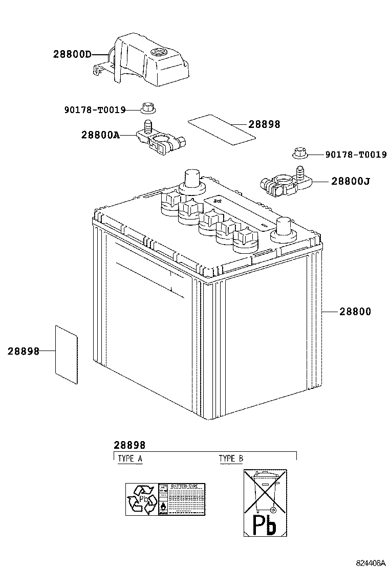28800-0L030 BATTERY product image