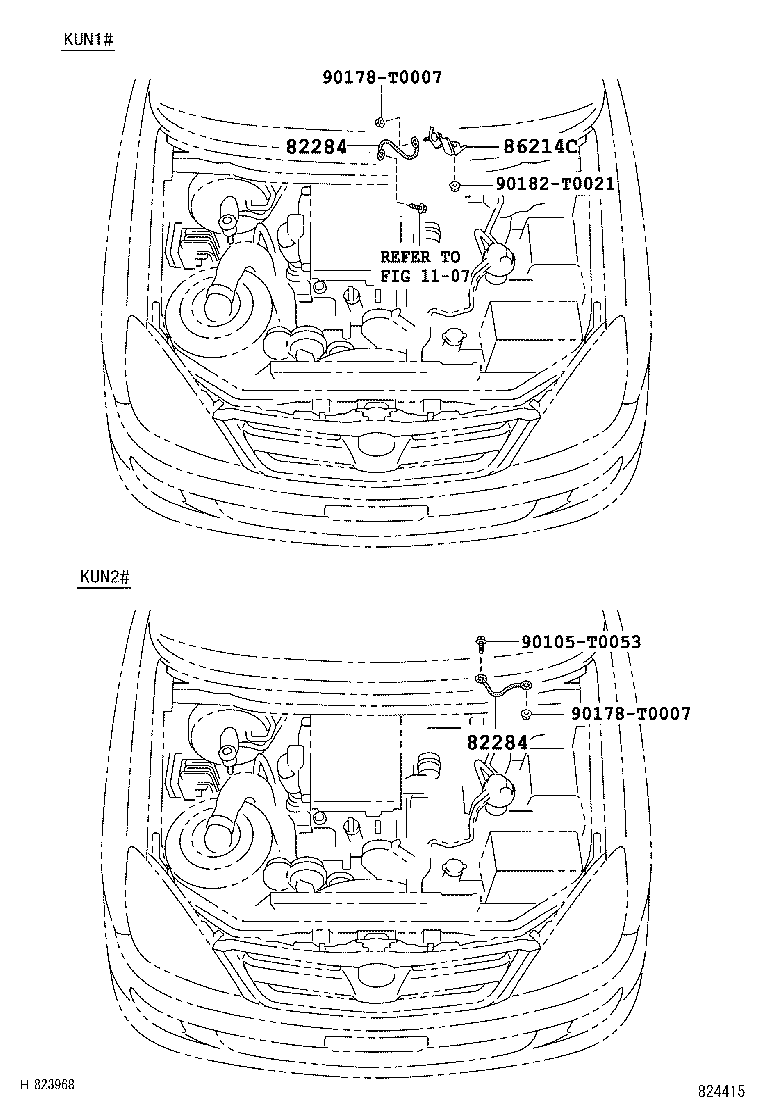 82121-0KB00 WIRE, ENGINE product image