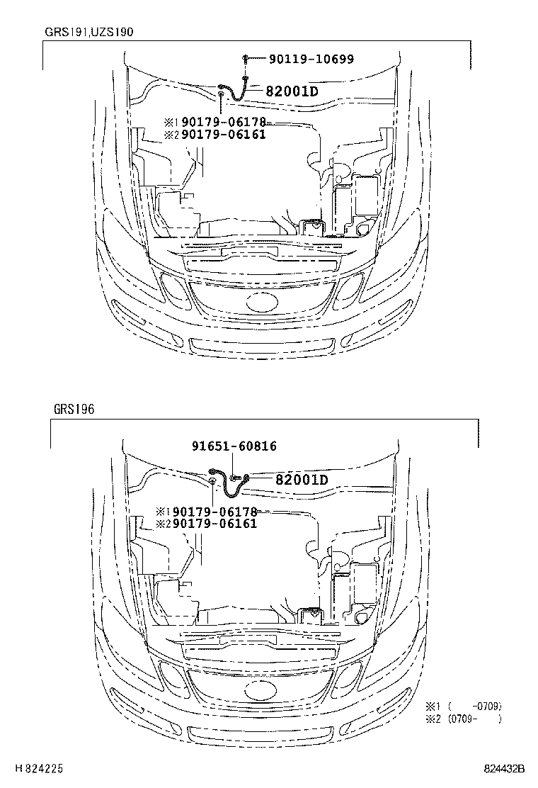 82151-30C20 WIRE, FRONT DOOR, RH product image