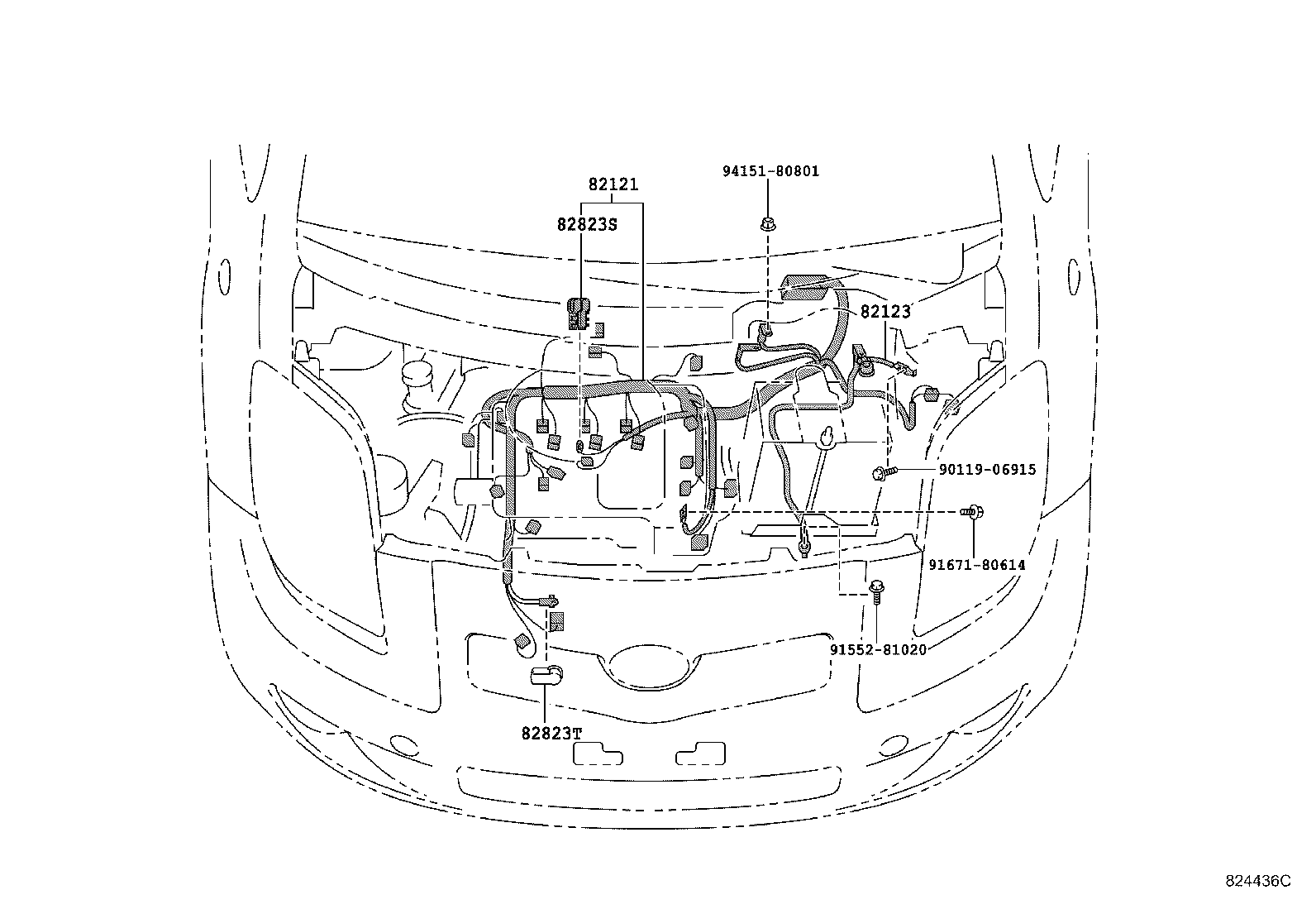 82817-52620 PROTECTOR, WIRING HARNESS, NO.9 product image
