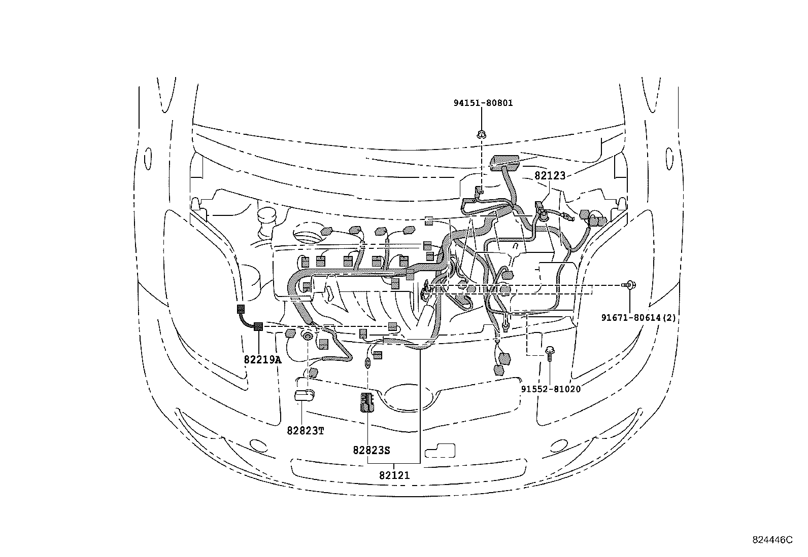 82111-52D30 WIRE, ENGINE ROOM MAIN product image