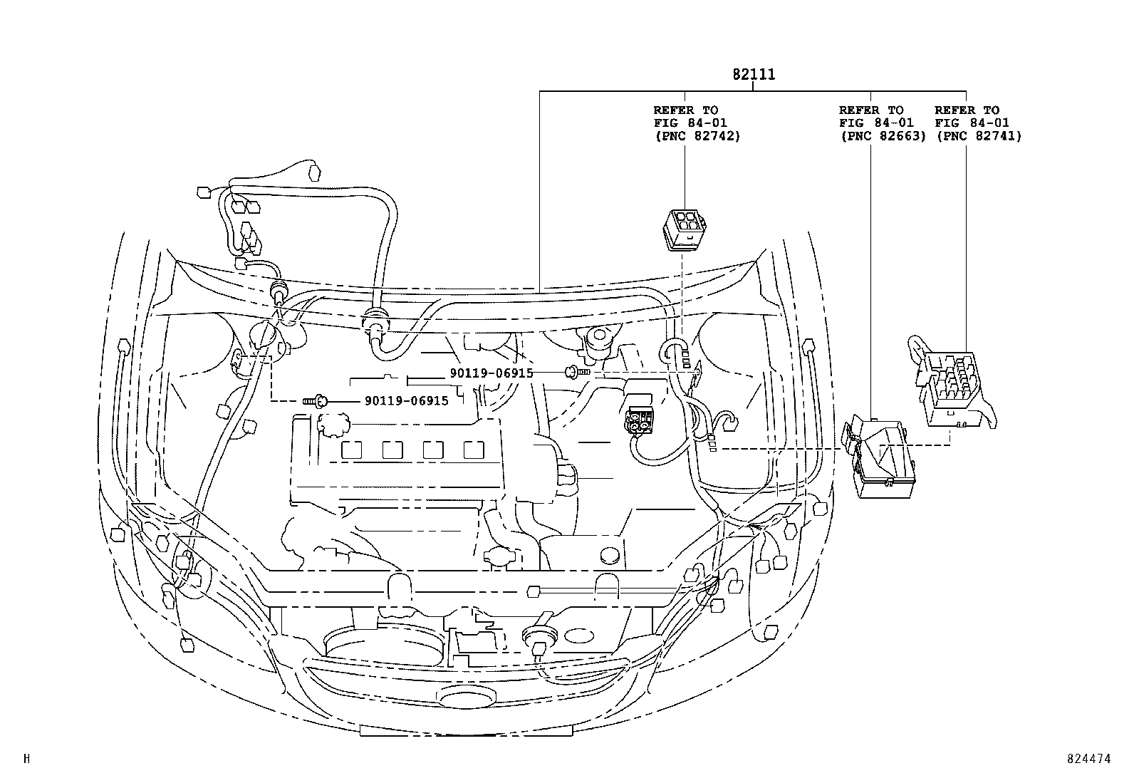82817-0D050 PROTECTOR, WIRING HARNESS, NO.1 product image