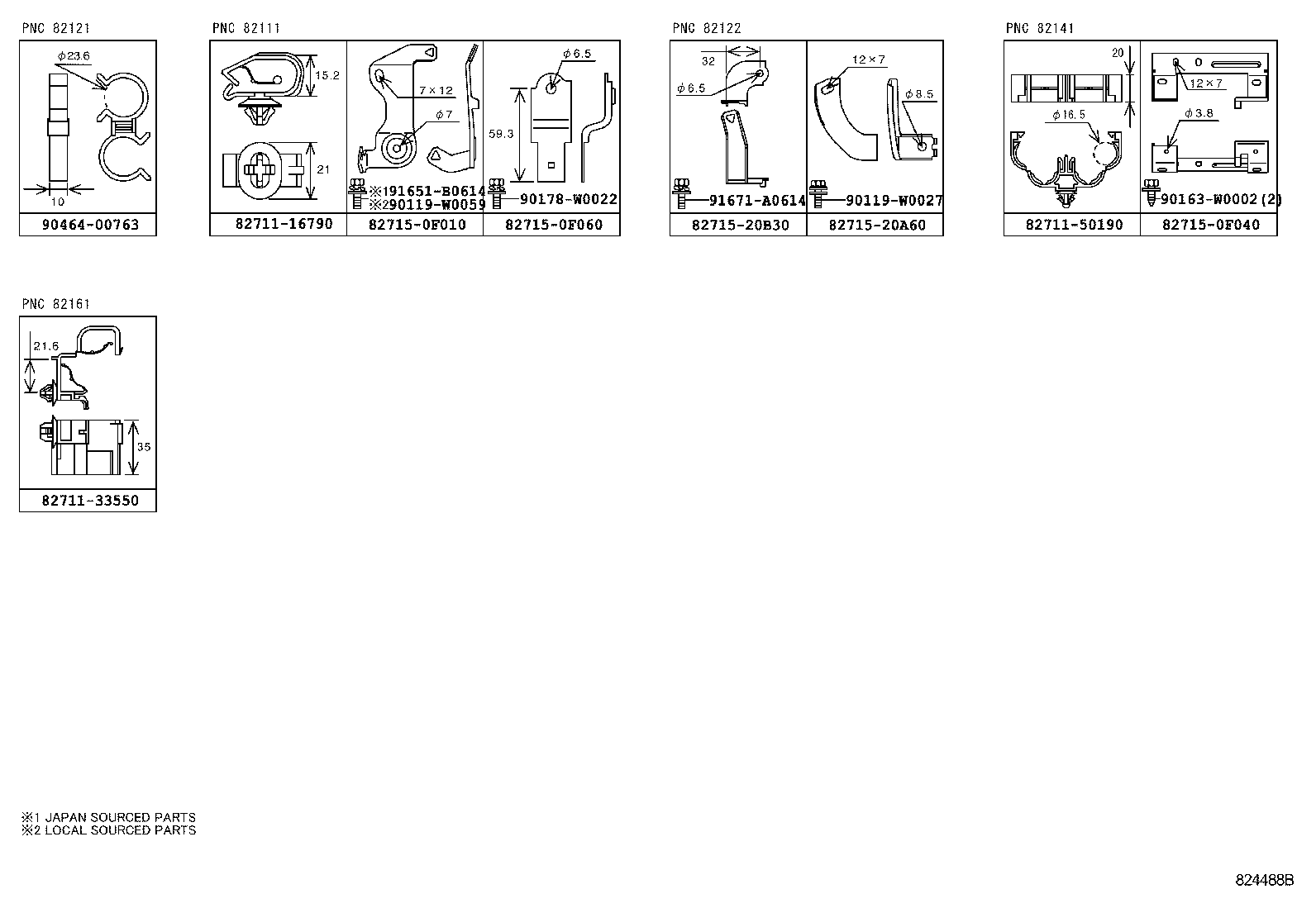 82817-0F010 PROTECTOR, WIRING HARNESS, NO.1 product image