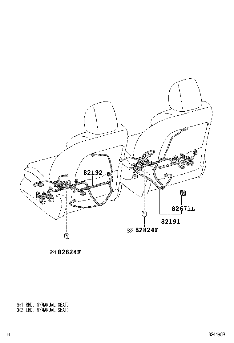 82817-30B70 PROTECTOR, WIRING HARNESS, NO.2 product image