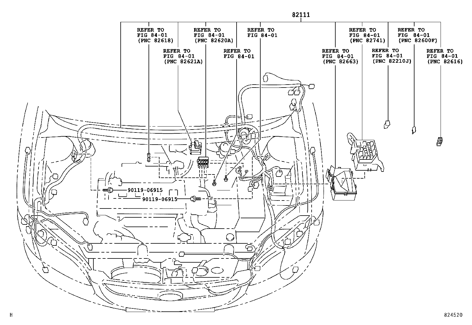 82817-0D050 PROTECTOR, WIRING HARNESS, NO.1 product image