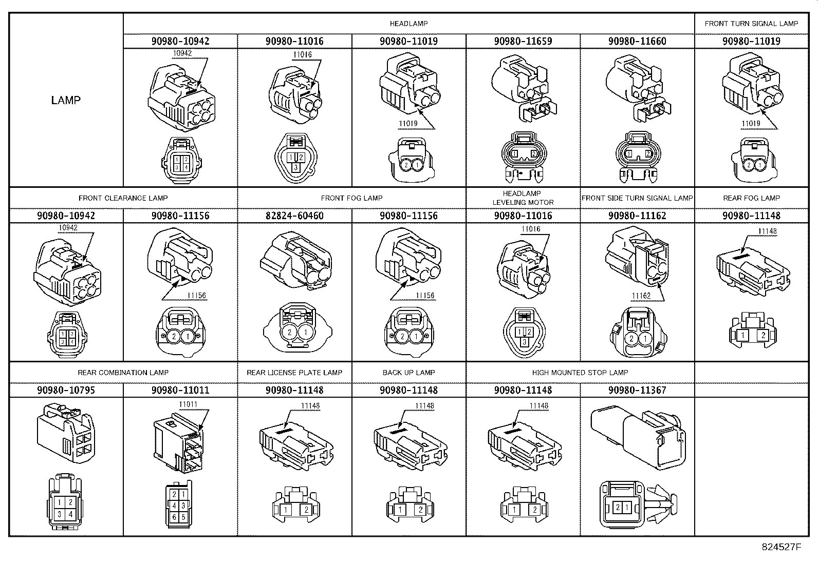 82124-02030 WIRE, ENGINE, NO.4 product image