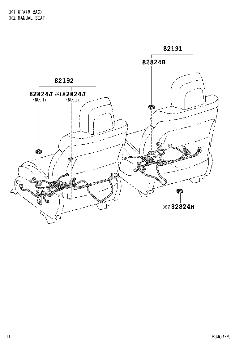 82142-0P010 WIRE, INSTRUMENT PANEL, NO.2 product image