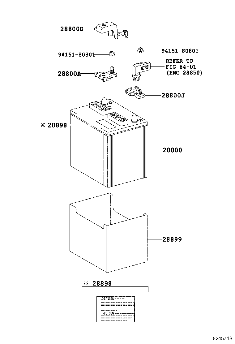 28800-28080 BATTERY product image