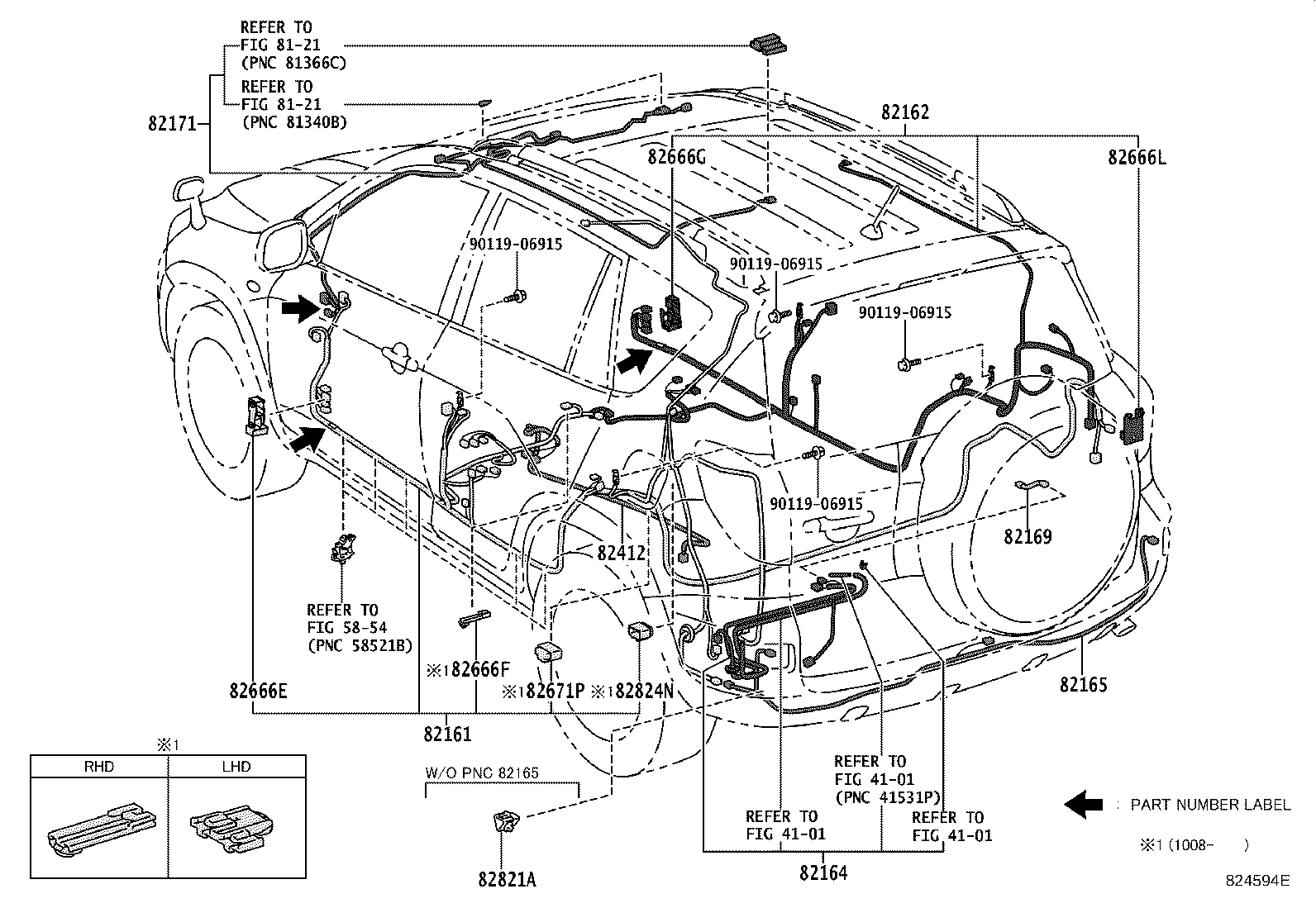 82817-42480 PROTECTOR, WIRING HARNESS, NO.1 product image