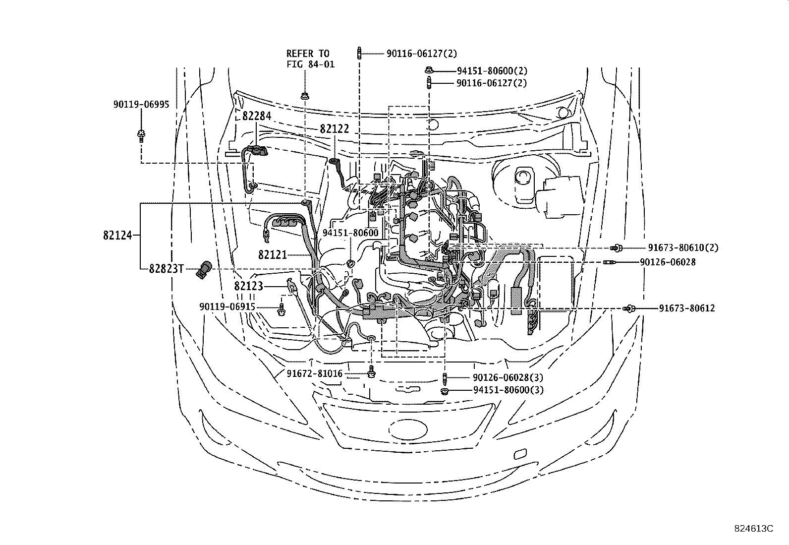 82817-30B70 PROTECTOR, WIRING HARNESS, NO.2 product image