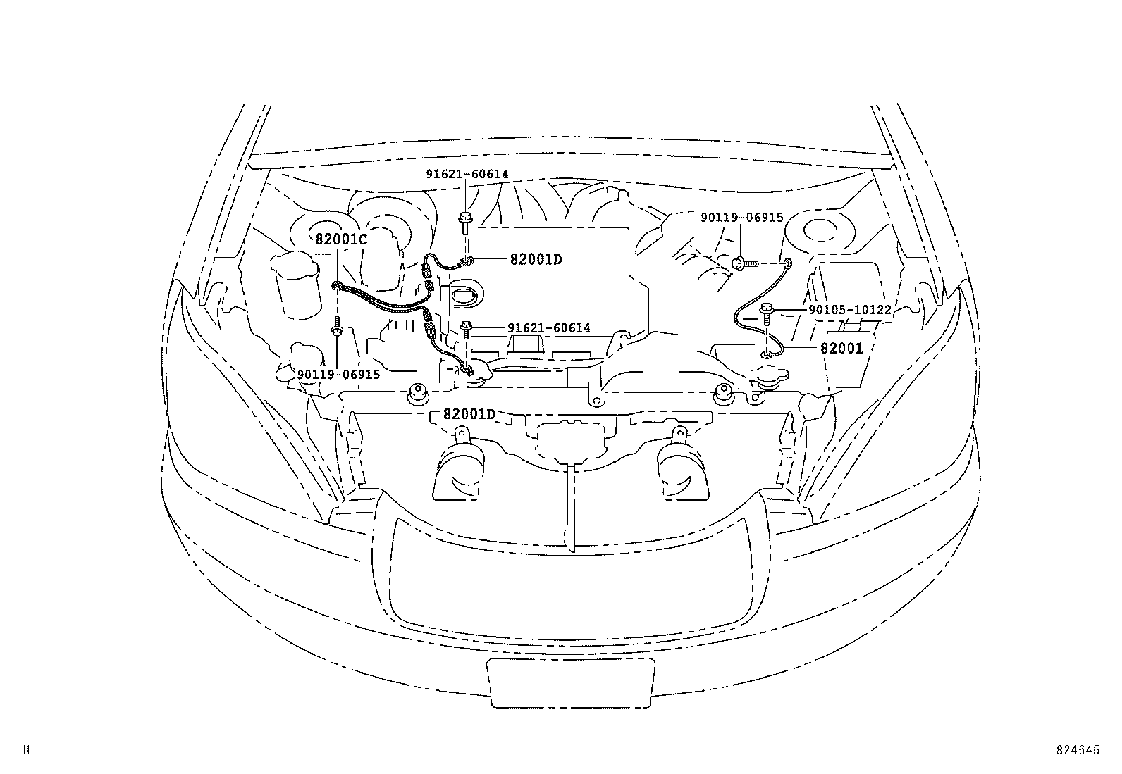 82817-48370 PROTECTOR, WIRING HARNESS, NO.1 product image
