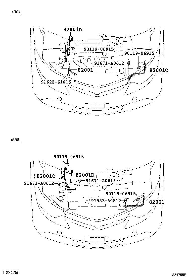 82142-28040 WIRE, INSTRUMENT PANEL, NO.2 product image