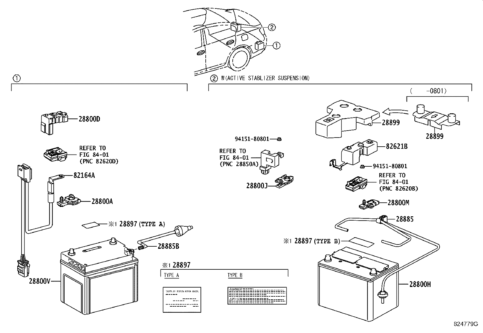Toyota 28885-31030 HOSE, BATTERY