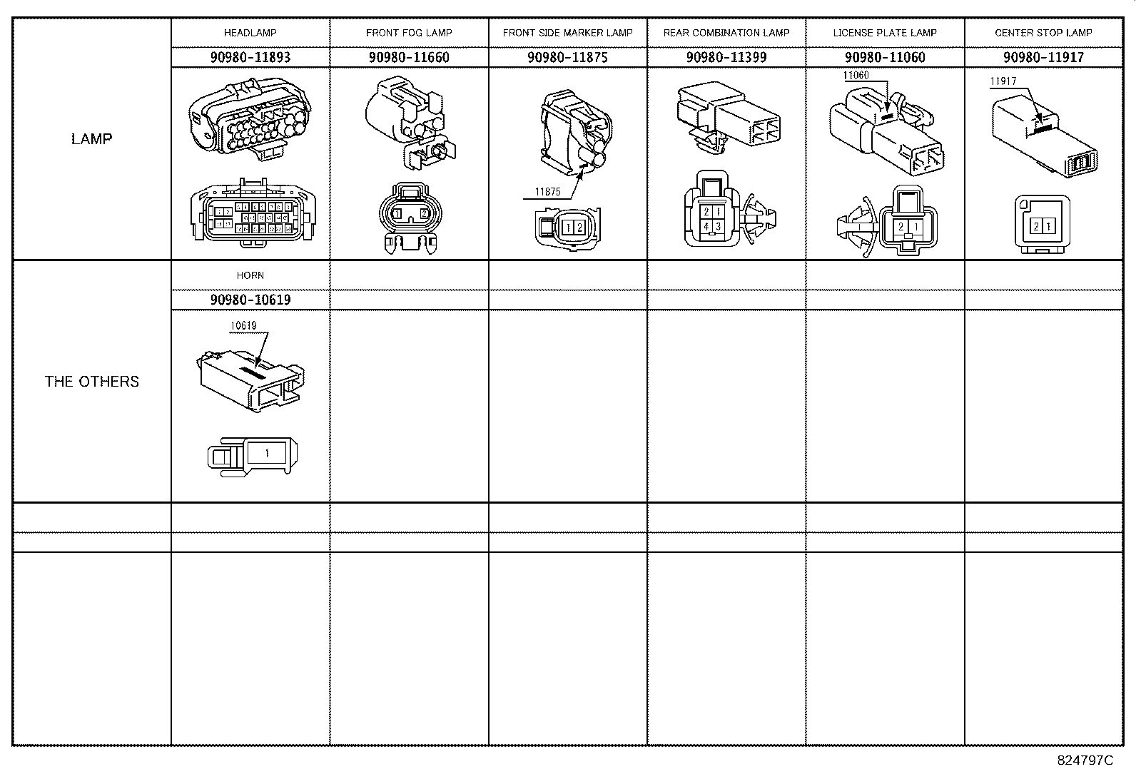 82113-30670 WIRE, ENGINE ROOM, NO.3 product image