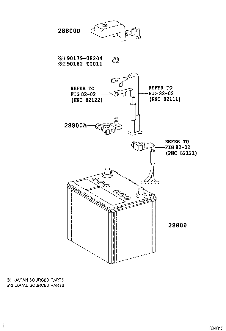 28800-0H040 BATTERY product image