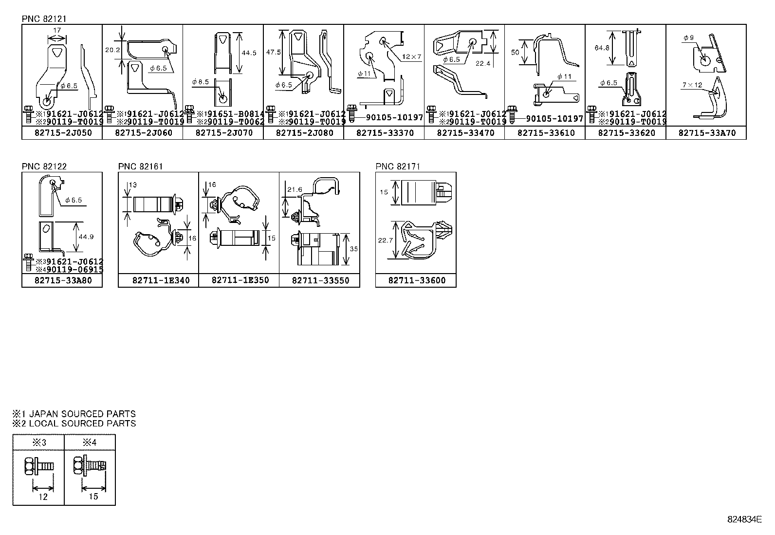 82142-06280 WIRE, INSTRUMENT PANEL, NO.2 product image