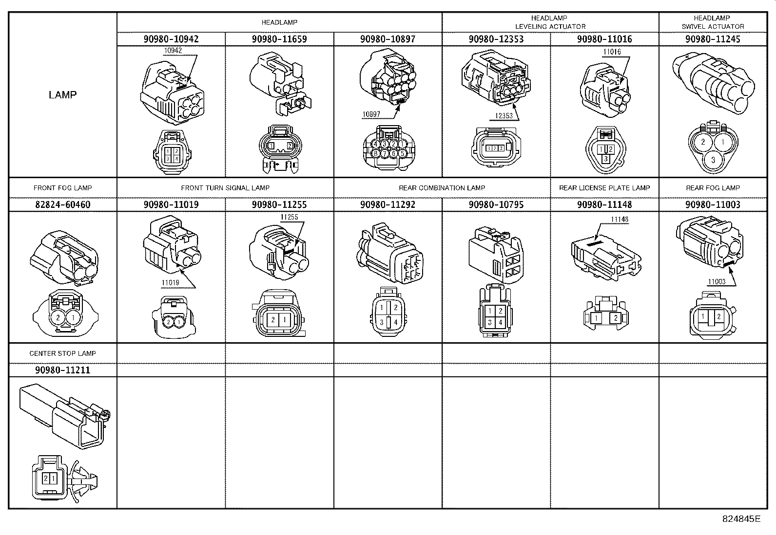 82142-28040 WIRE, INSTRUMENT PANEL, NO.2 product image
