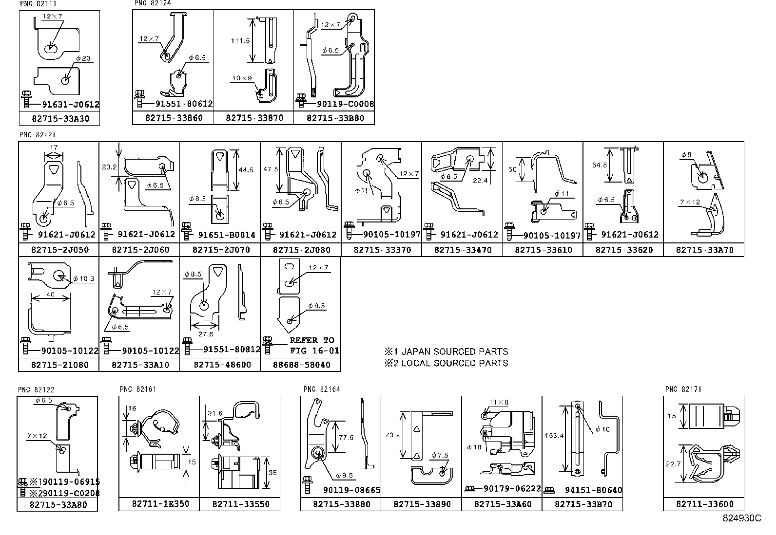 82046-06010 WIRE SUB-ASSY, BODY GROUND, NO.1 product image