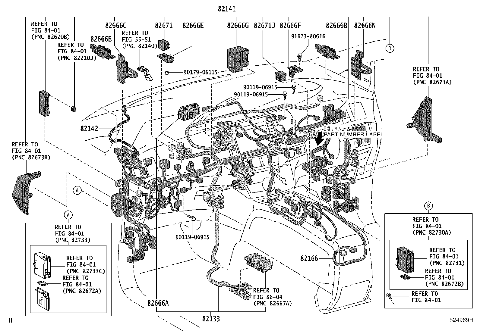 82113-28170 WIRE, ENGINE ROOM, NO.3 product image
