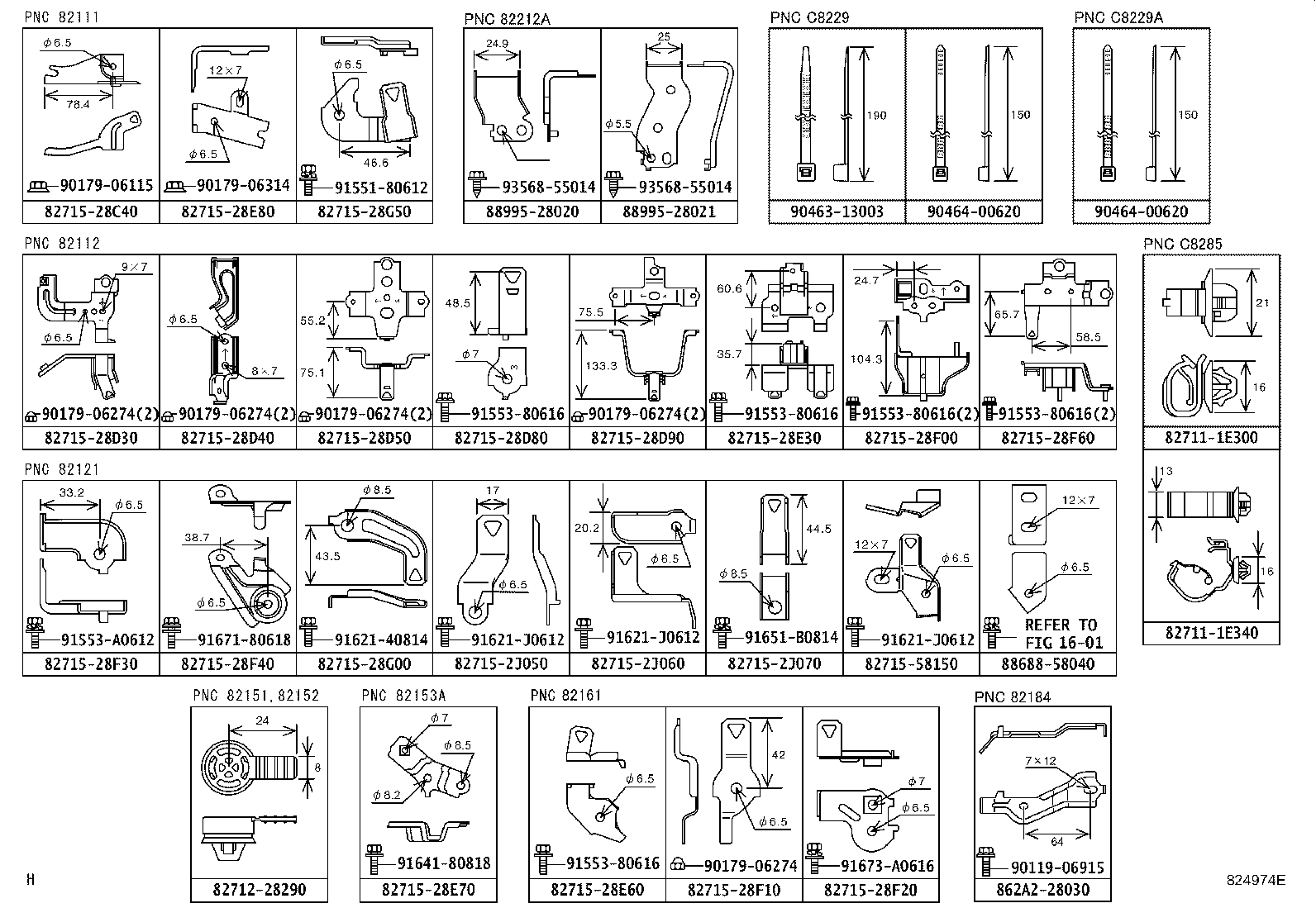 82113-28170 WIRE, ENGINE ROOM, NO.3 product image