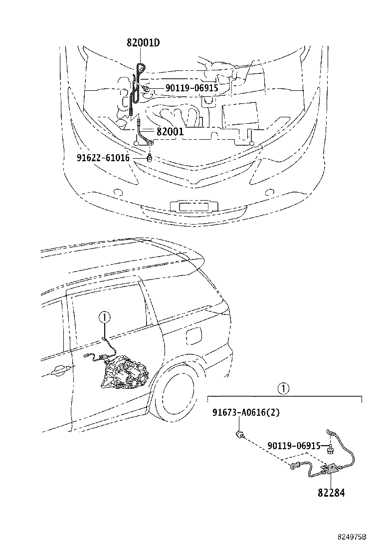 82113-28170 WIRE, ENGINE ROOM, NO.3 product image