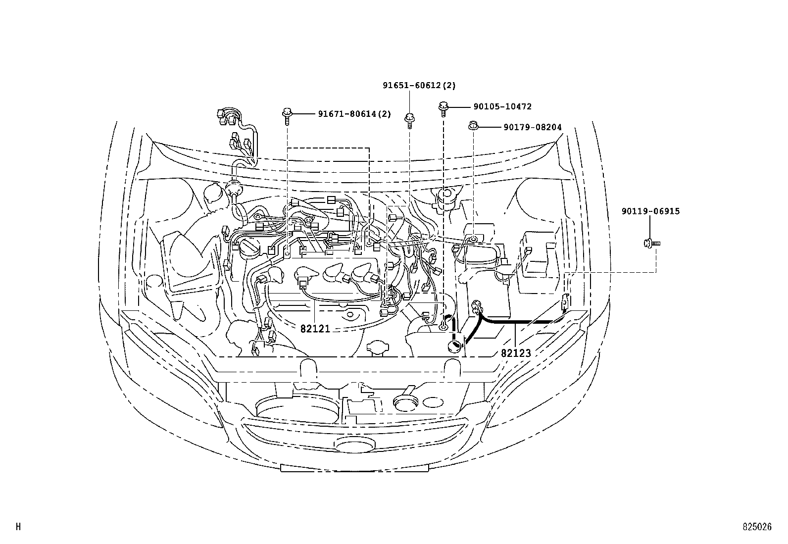 82817-0D050 PROTECTOR, WIRING HARNESS, NO.1 product image