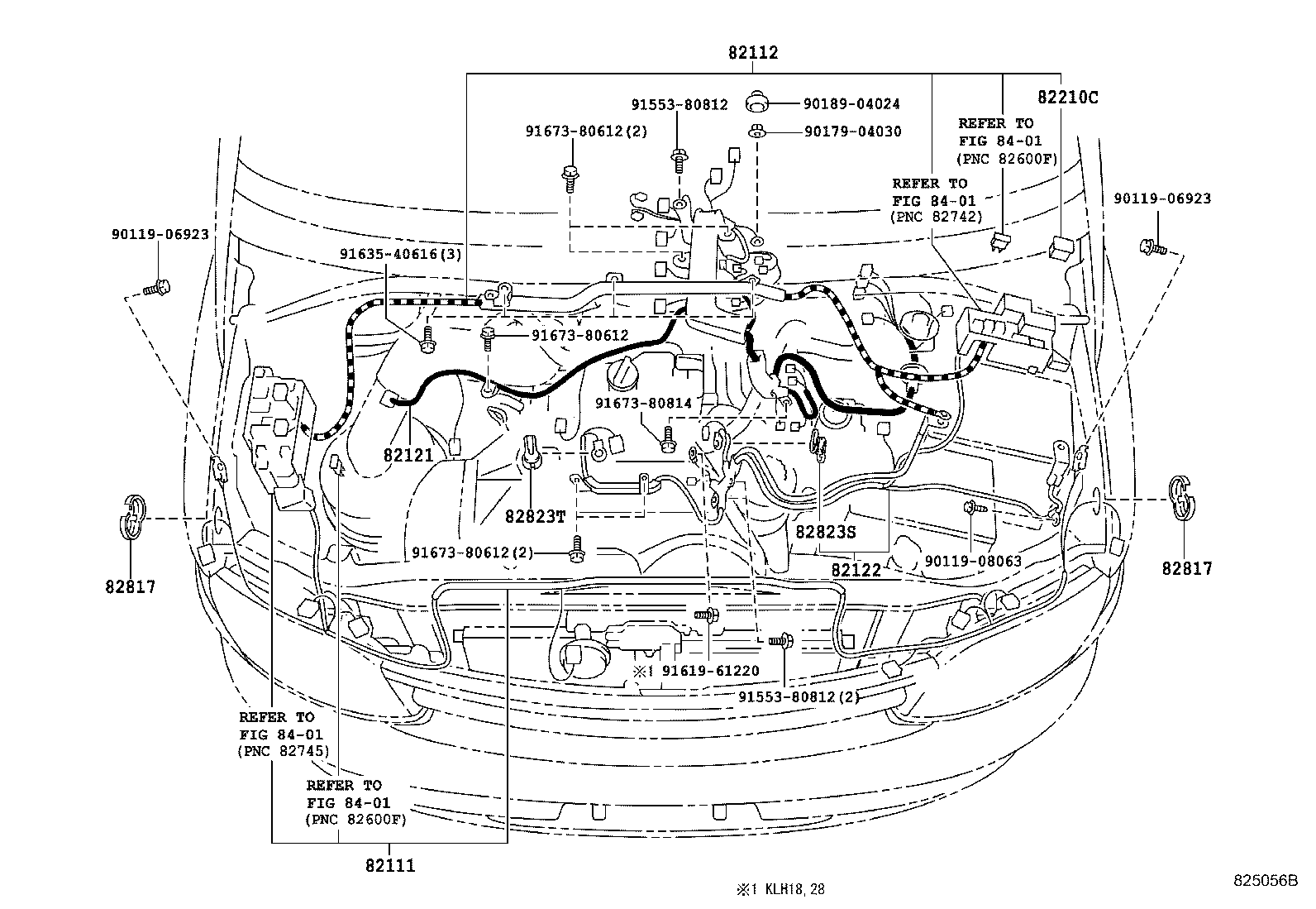 82122-26460 WIRE, ENGINE, NO.2 product image