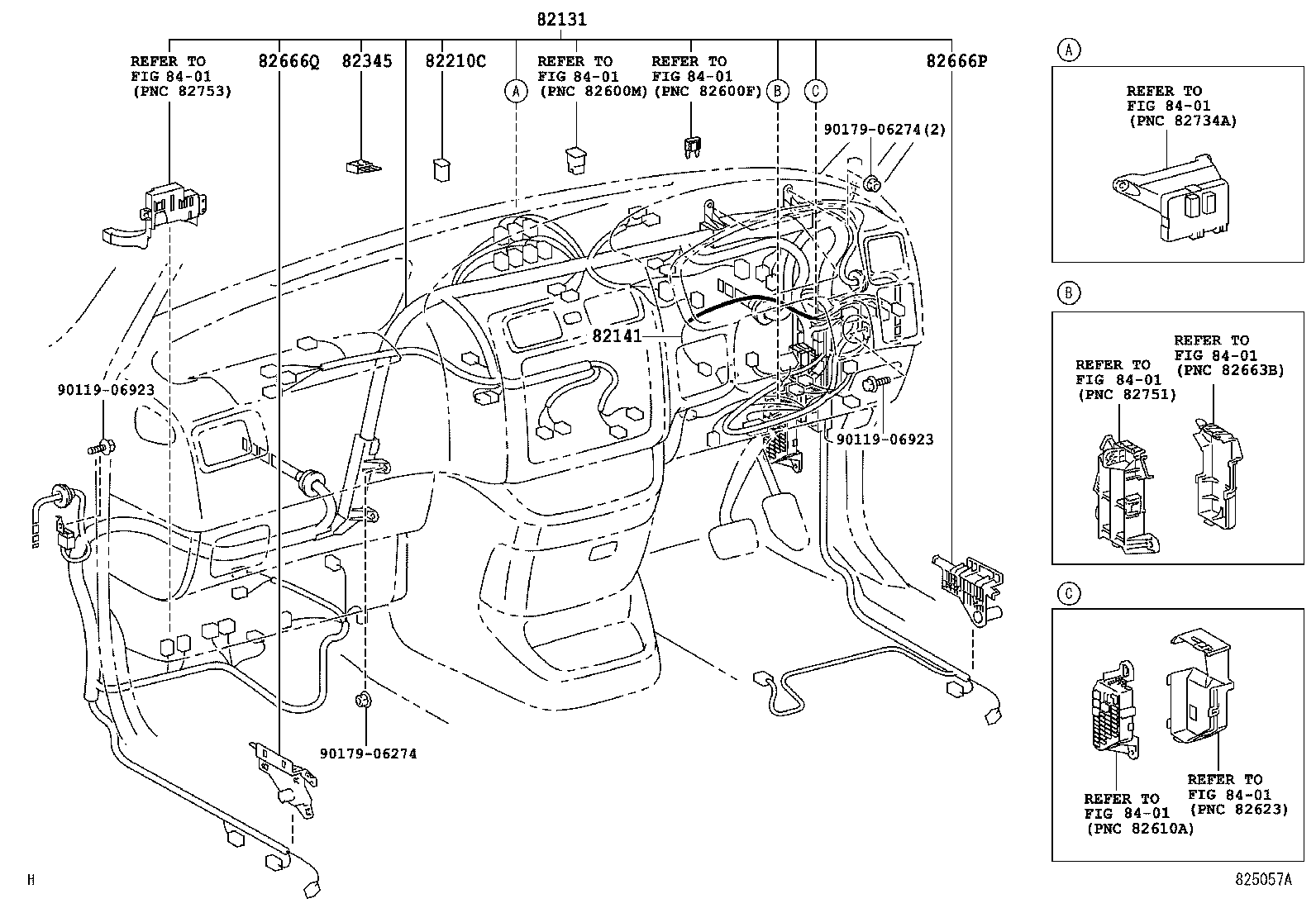 82122-26460 WIRE, ENGINE, NO.2 product image