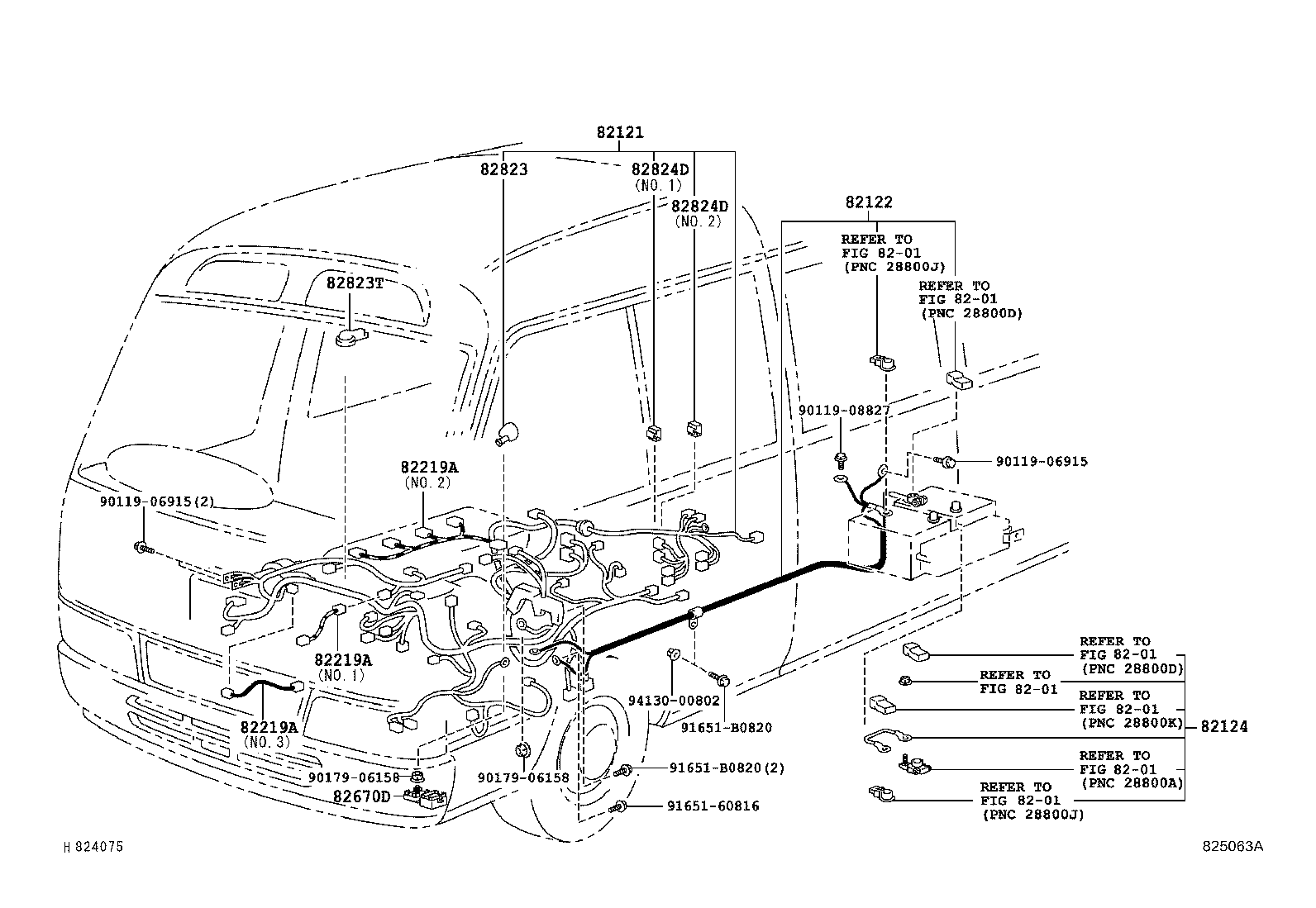 82817-36090 PROTECTOR, WIRING HARNESS, NO.1 product image