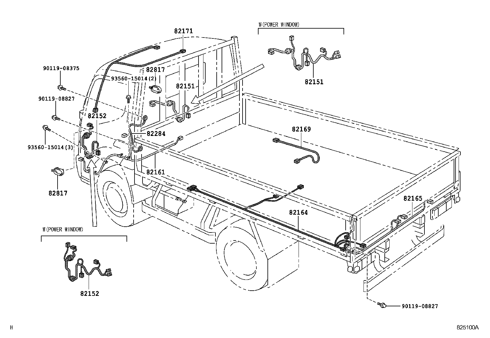 82121-37B41 WIRE, ENGINE, NO.2 product image
