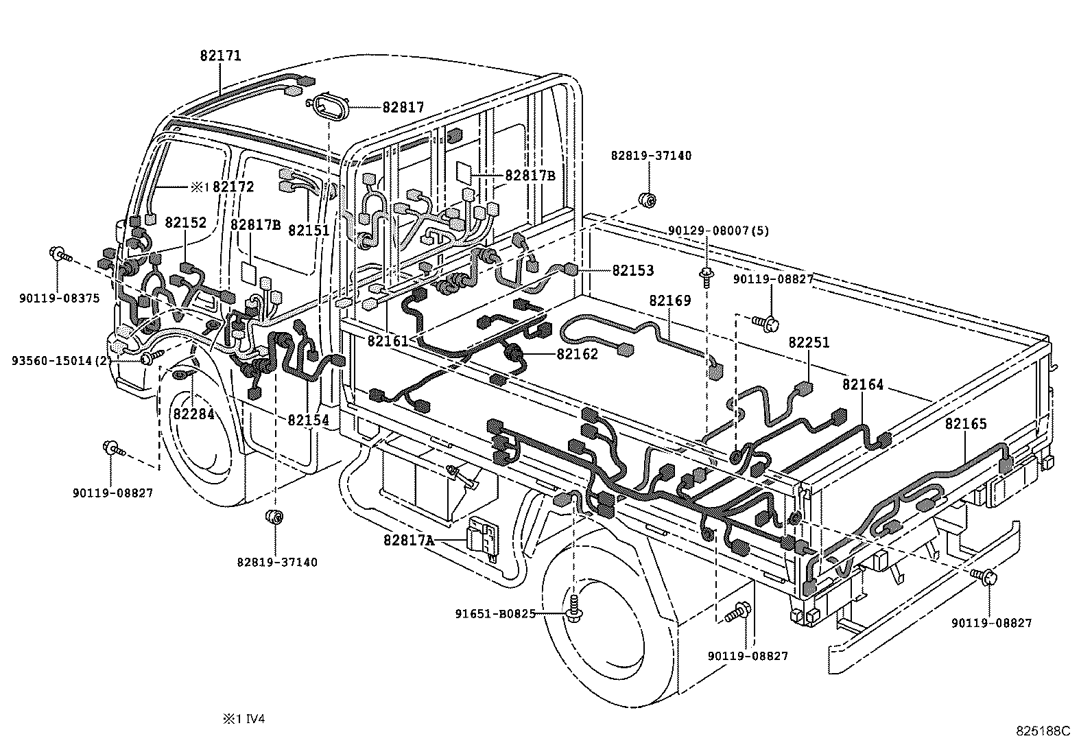82712-37081 PROTECTOR, WIRING HARNESS, NO.2 product image