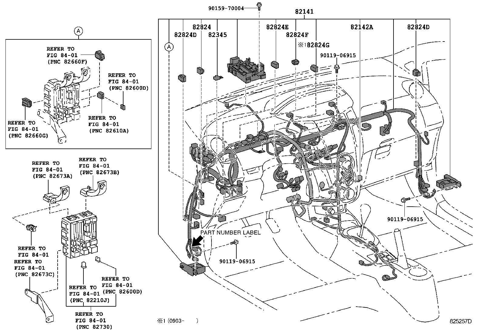 82121-0D820 WIRE, ENGINE product image