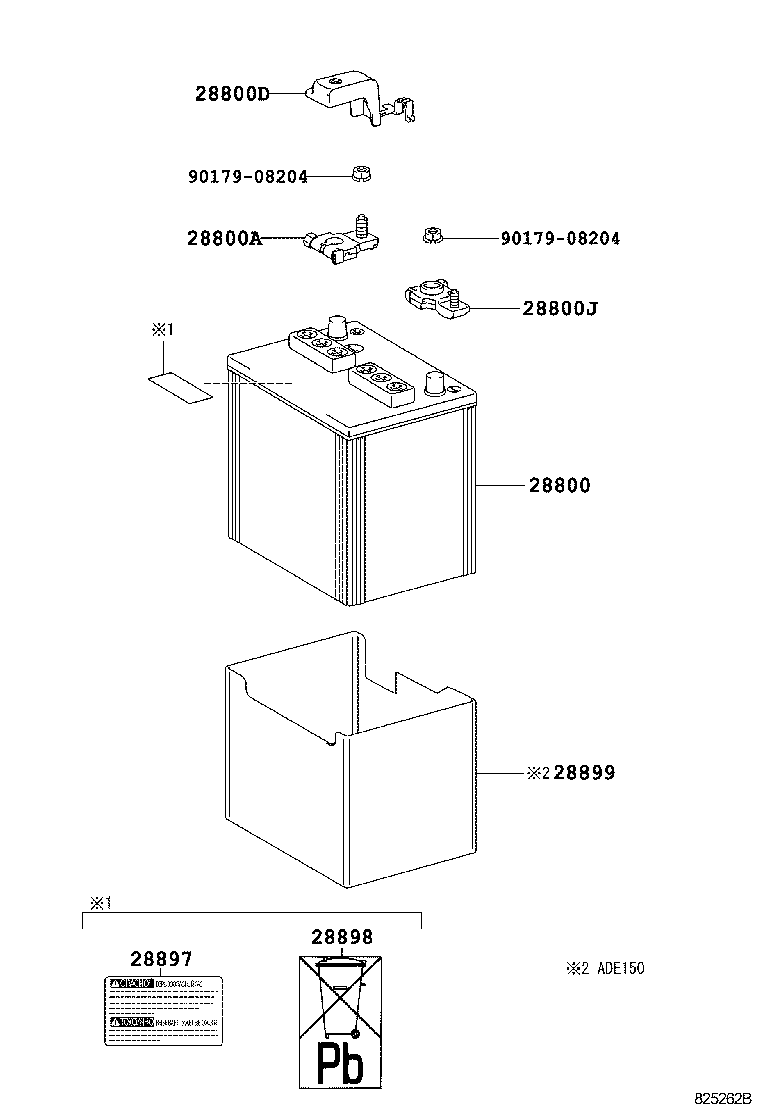 28899-26040 INSULATOR, BATTERY product image